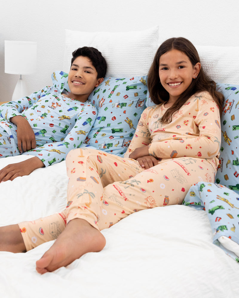 Minecraft: Summer Vibes Bamboo Kids Pajamas