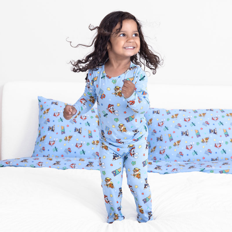 PAW Patrol: Varsity Blue Bamboo Kids Pajamas