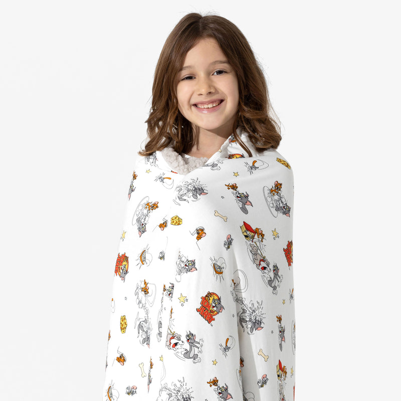 Tom & Jerry: Classic Bamboo Sherpa Blanket