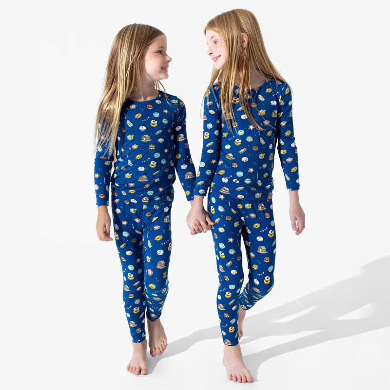 Hanukkah Cookies Bamboo Kids Pajamas