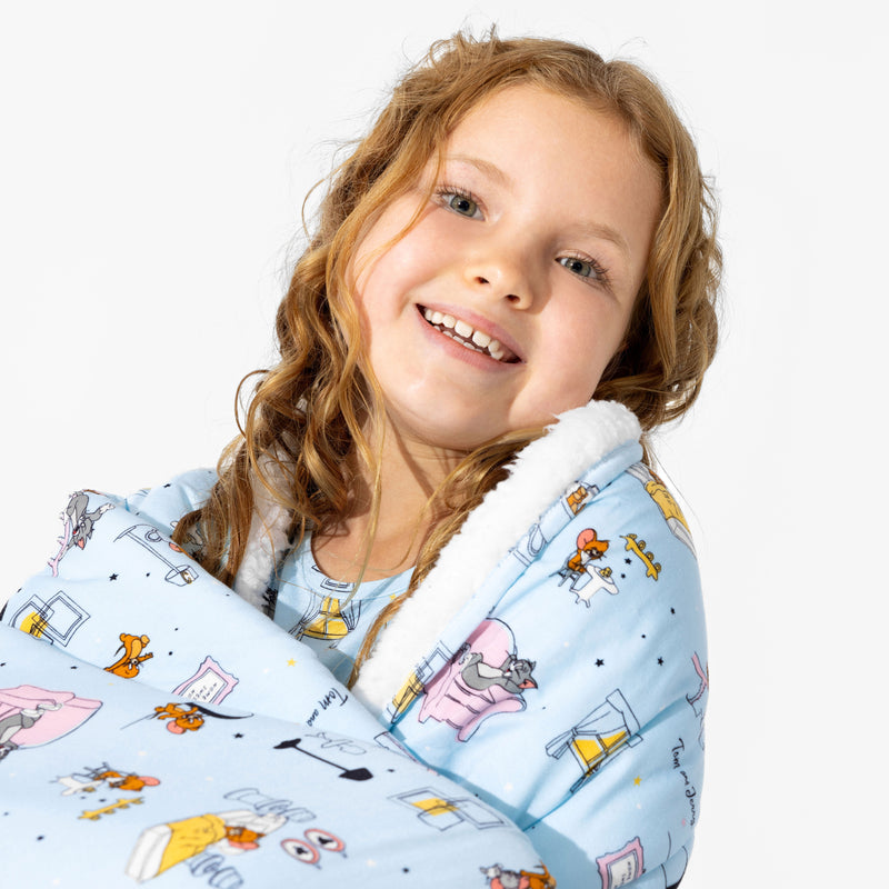 Tom & Jerry: Home Sweet Home Bamboo Sherpa Blanket