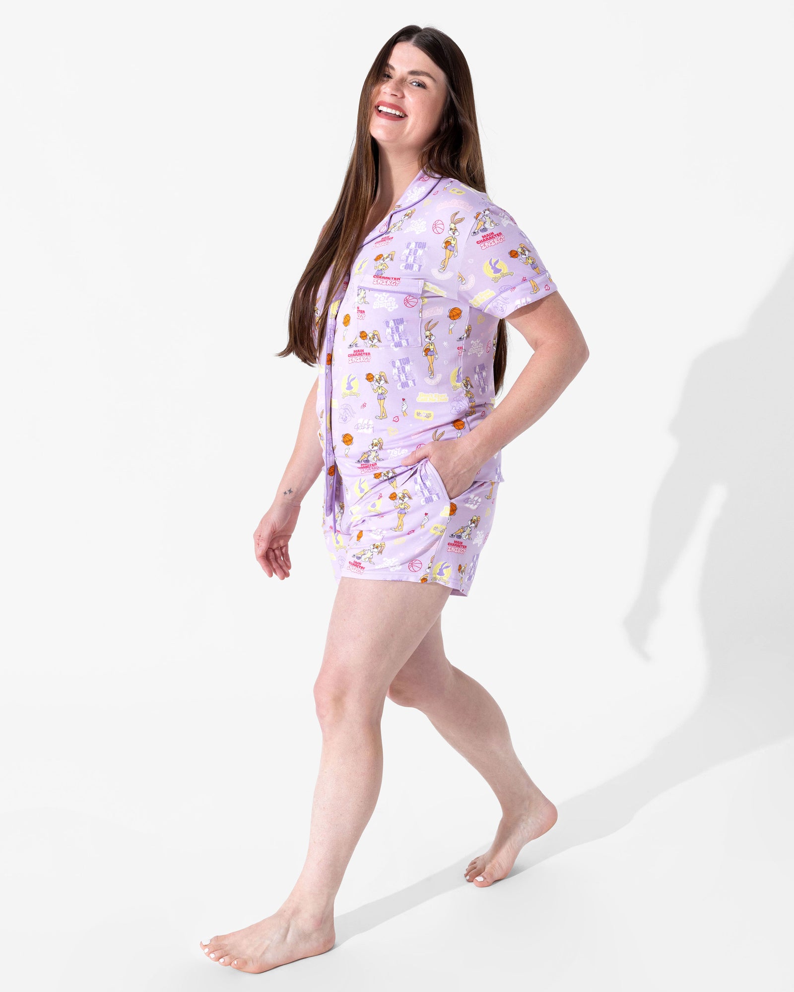 Lola Bunny Bamboo Women's Pajama Short Set