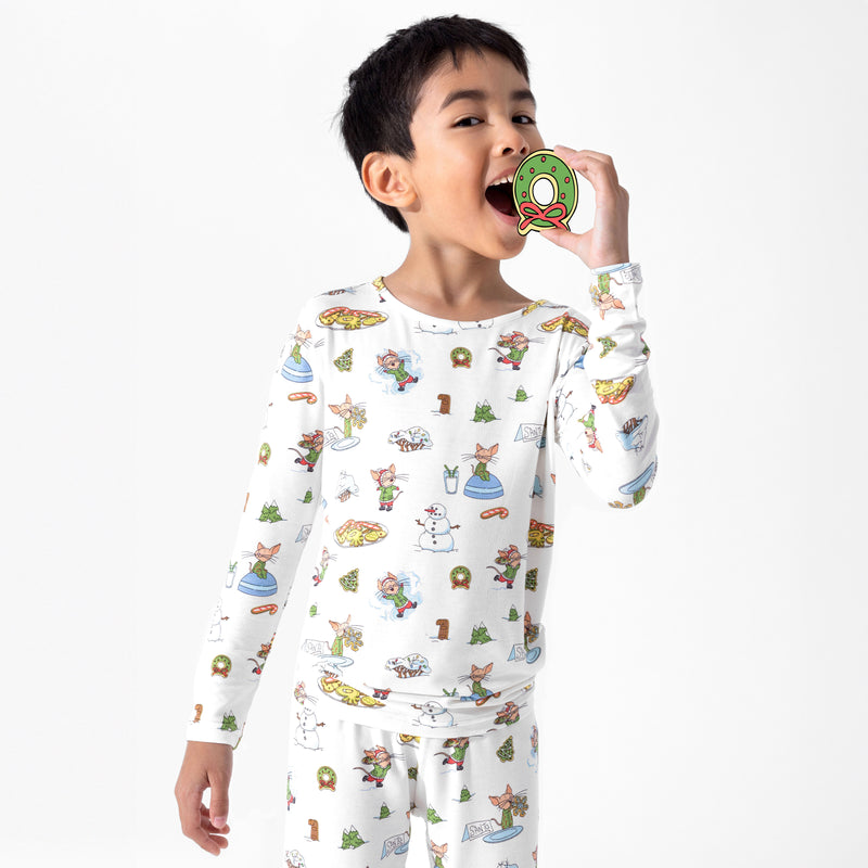 If You Give A Mouse A Cookie Christmas Bamboo Kids Pajamas