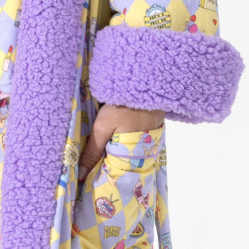Clueless As If! Bamboo Sherpa Bathrobe