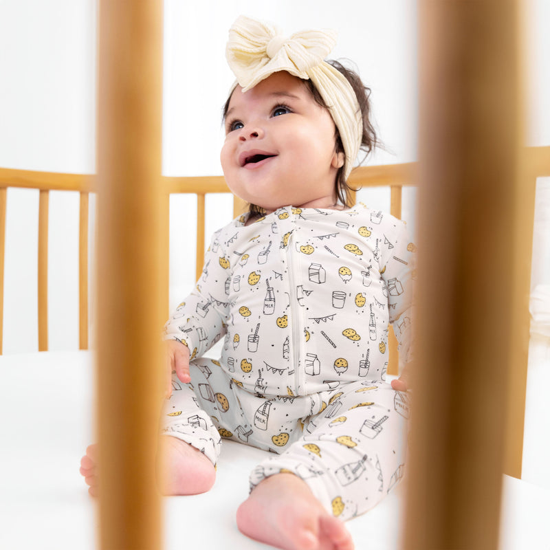Milk and Cookies Bamboo Convertible Footie