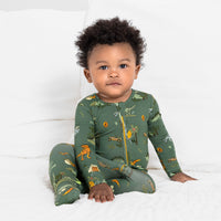 Jurassic Park: Safari Bamboo Convertible Footie