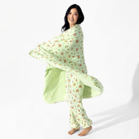 Capybara Boba Bamboo Sherpa Blanket