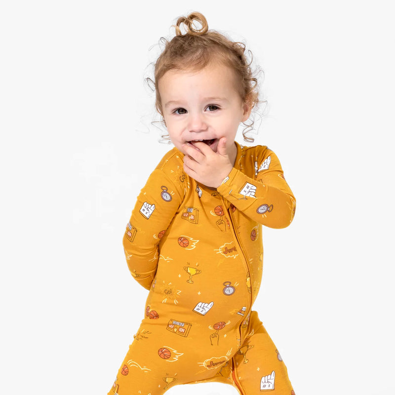 Basketball Bamboo Convertible Footie