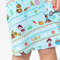 PAW Patrol: Easter Bamboo Girls' Short Sleeve Dress