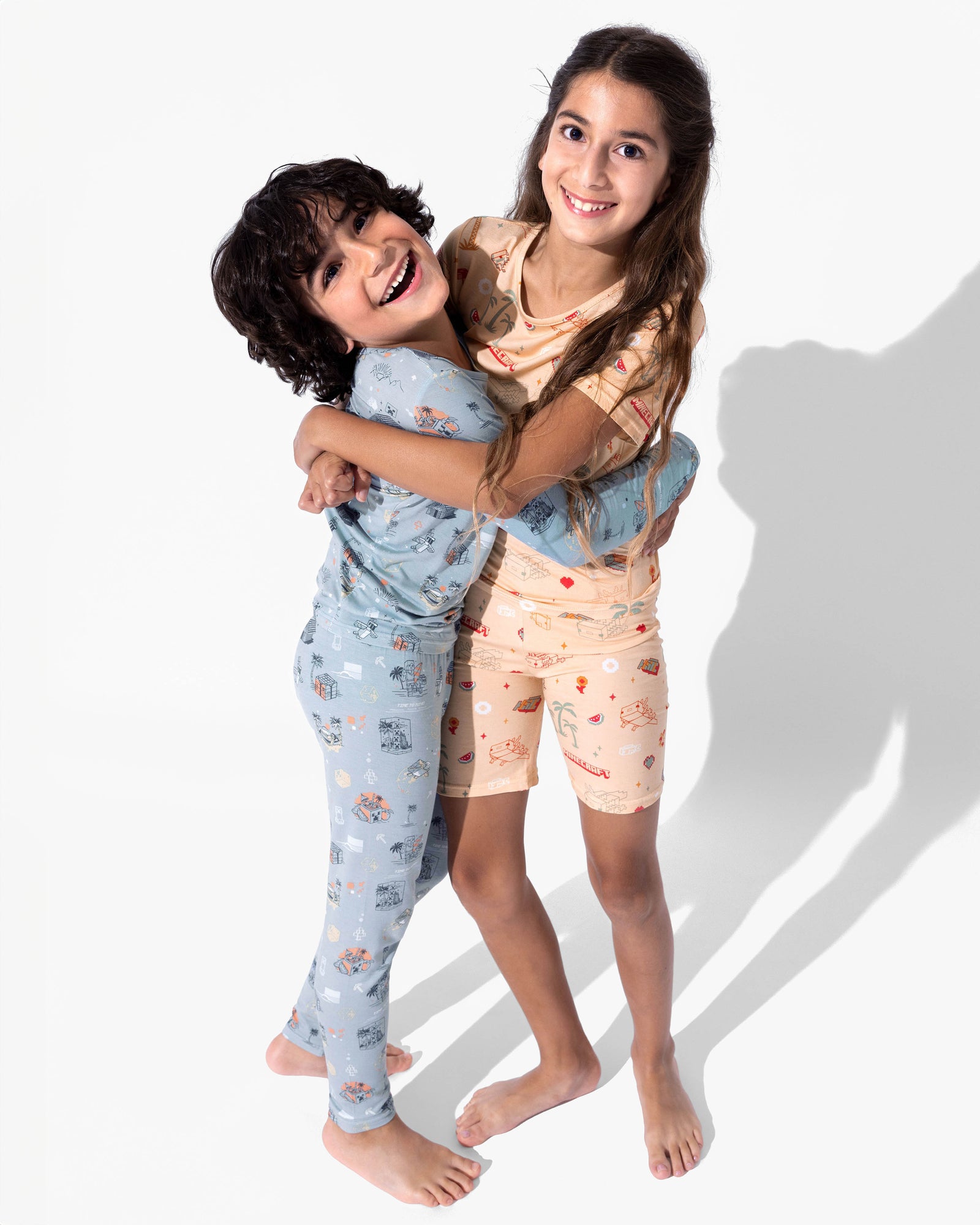 Minecraft: Summer Vibes Kids Pajama Short Set