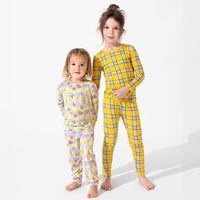 Clueless Total Betty Plaid Bamboo Kids Pajamas