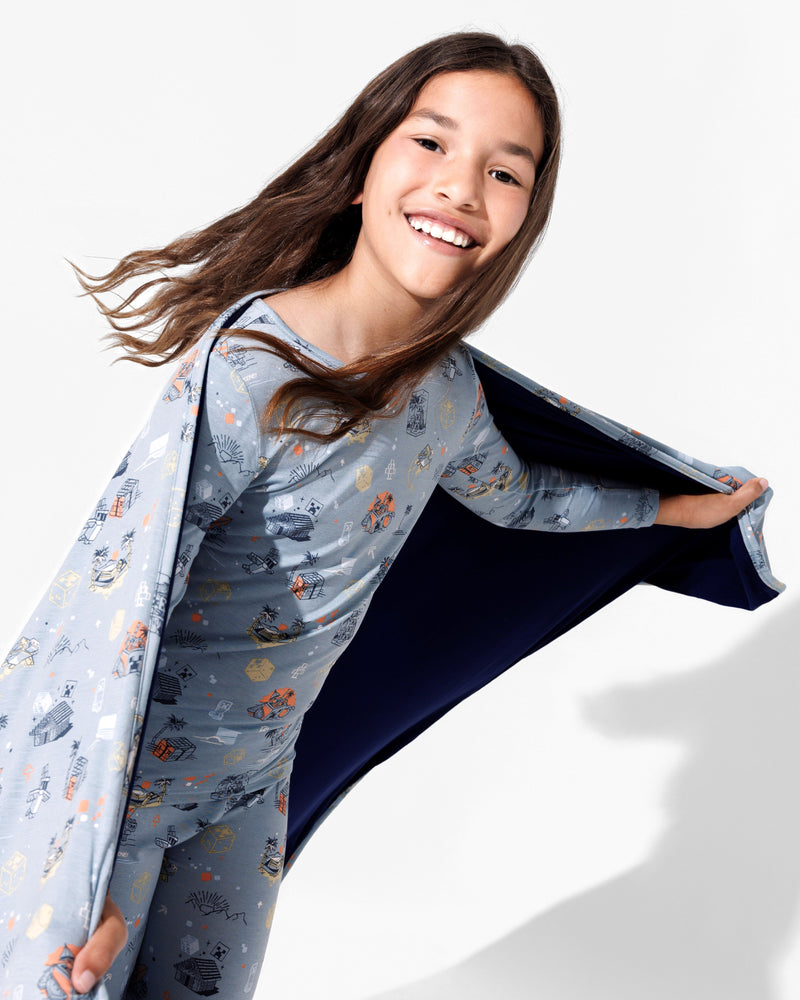 Minecraft: Time to Mine Bamboo Kids Pajamas