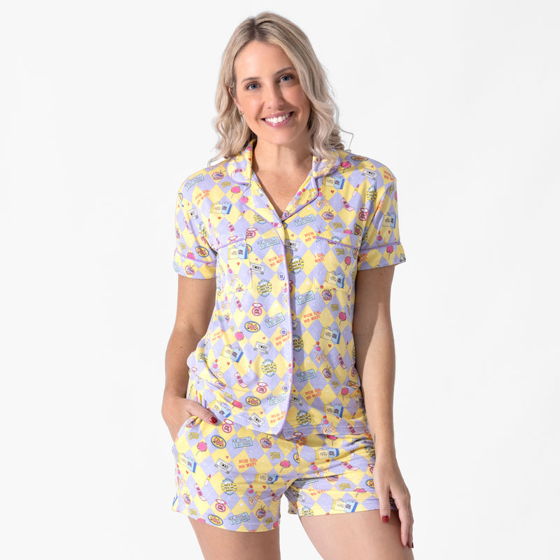 Clueless As If! Bamboo Women's Pajama Short Set