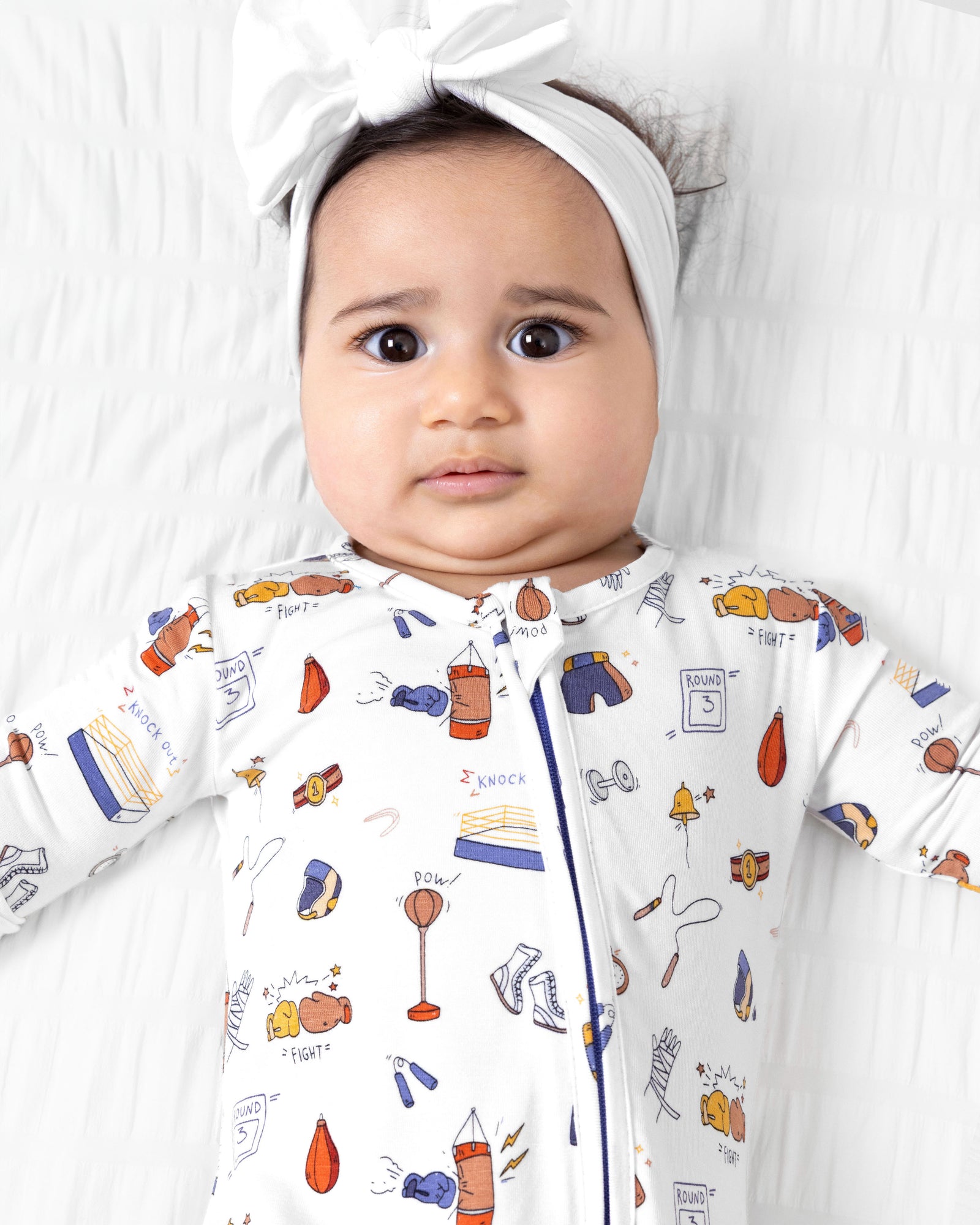 Boxing Bamboo Convertible Footie