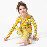 Clueless Total Betty Plaid Bamboo Kids Pajamas