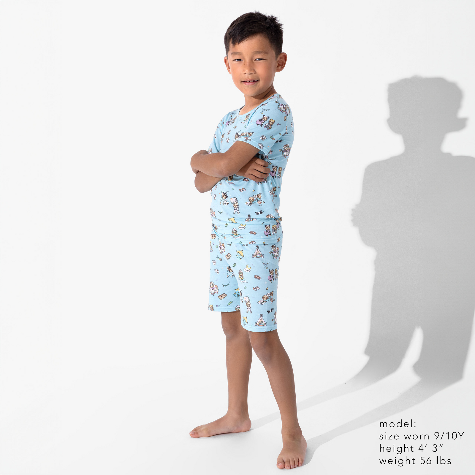 Sloth Pajama Party Bamboo Kids Pajama Short Set