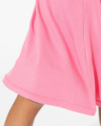 Bubblegum Pink Bamboo Girls' Short Sleeve Dress