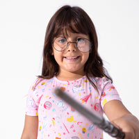 Happee Birthdae Harry Bamboo Girls' Short Sleeve Dress