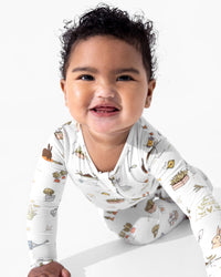 Bunny Garden Bamboo Convertible Footie