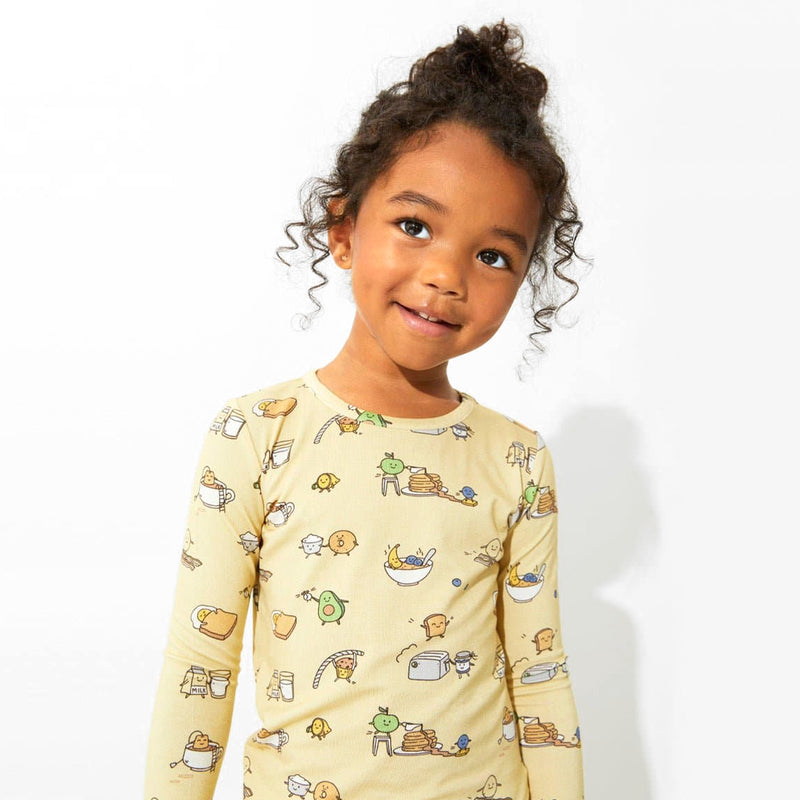 Love You Brunches Bamboo Kids Pajamas