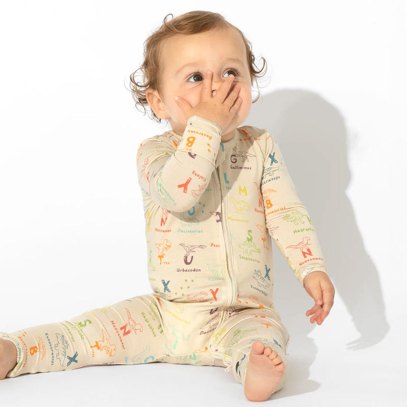 Dino ABC Bamboo Convertible Footie