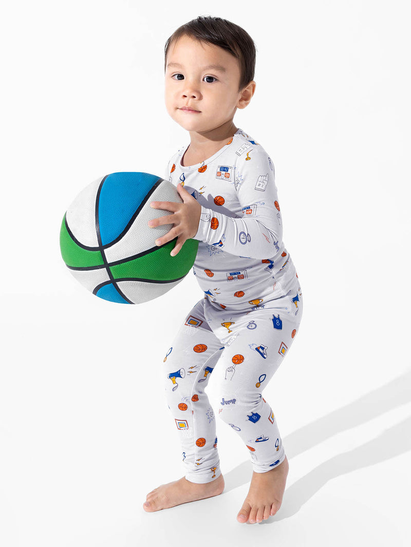 All Star Basketball Bamboo Kids Pajamas