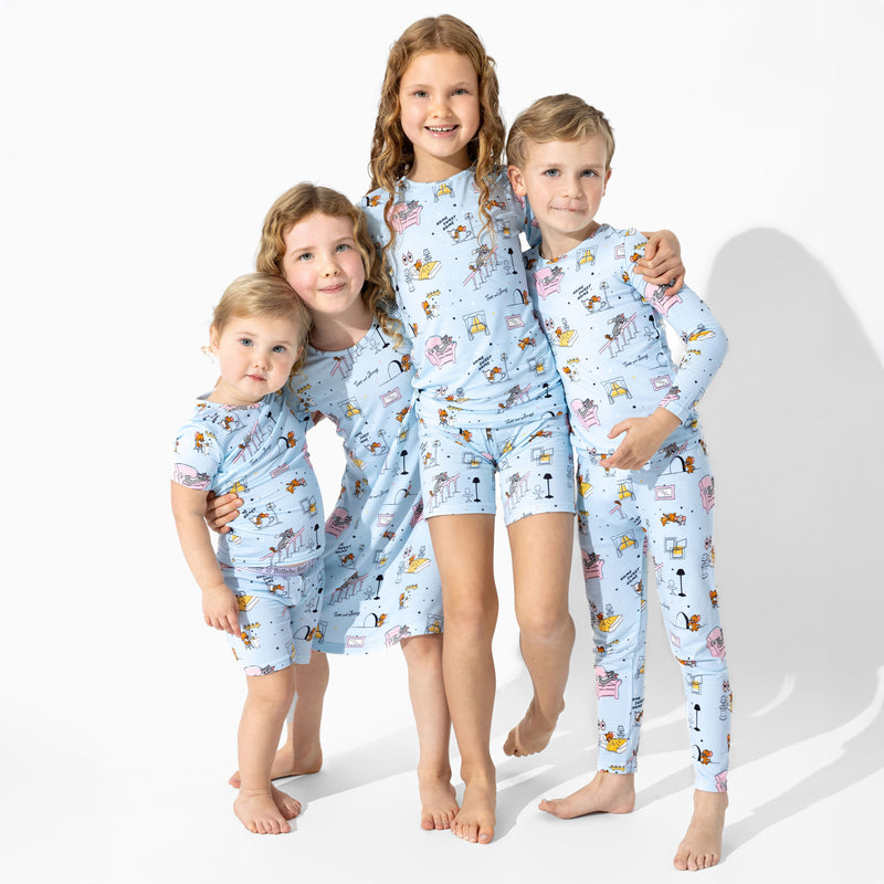 Tom & Jerry: Home Sweet Home Bamboo Kids Short Set