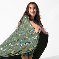 Jurassic Park: Safari Bamboo Sherpa Blanket