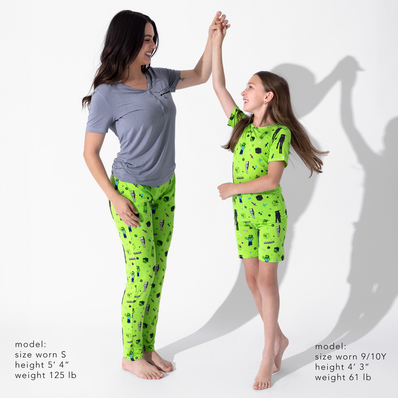 Minecraft Mob Squad Bamboo Women's Pajama Set