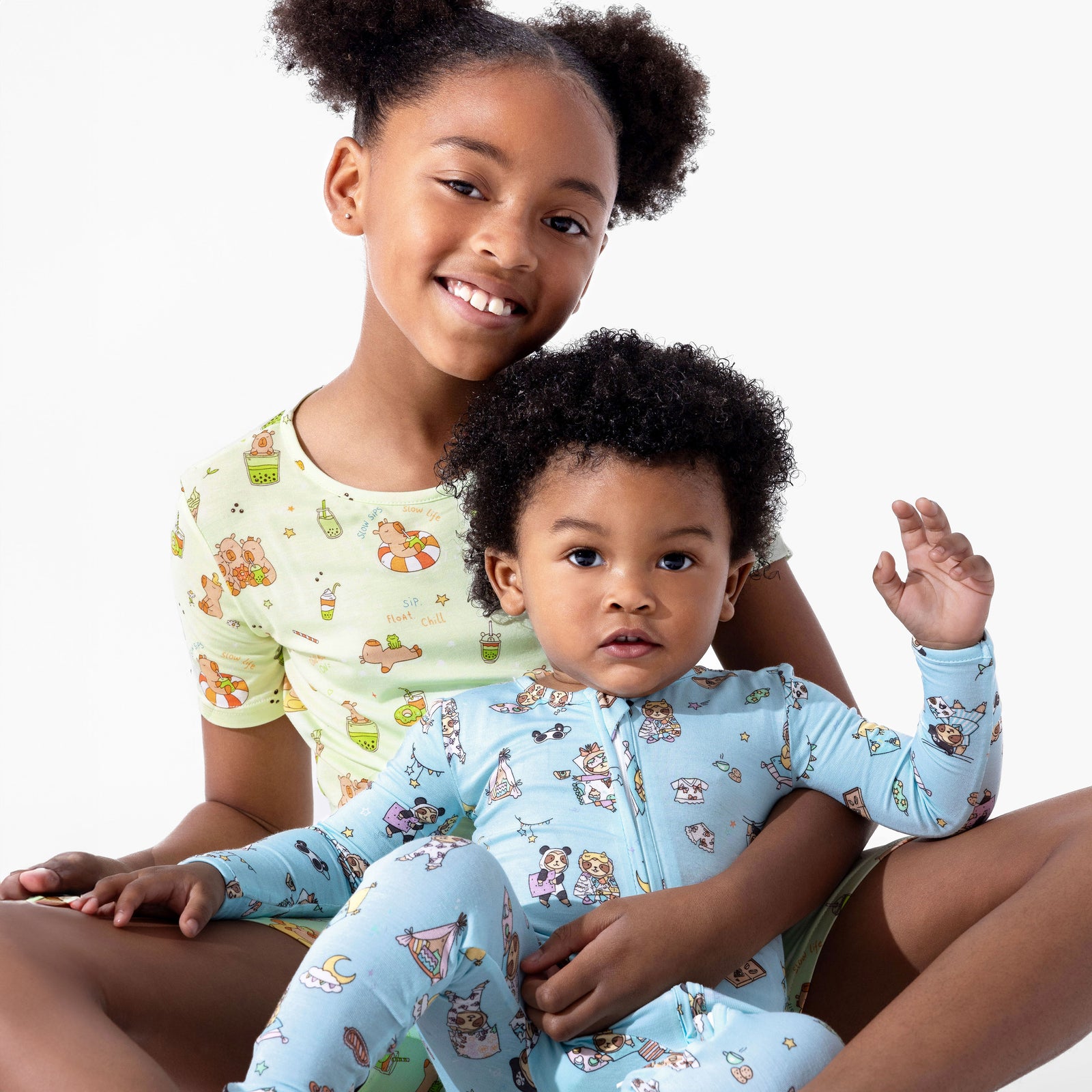 Sloth Pajama Party Bamboo Convertible Footie