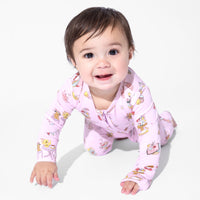 Tea Party Bamboo Convertible Footie