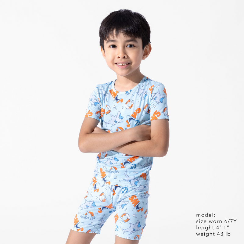 JAWS Bamboo Kids Pajama Short Set