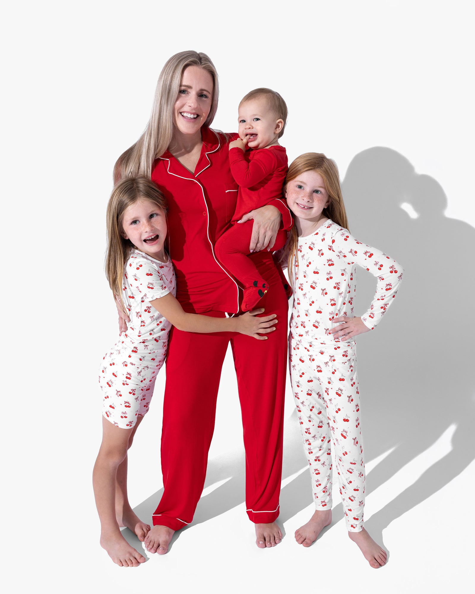 Winterberry Red Bamboo Women's Trim PJ Set