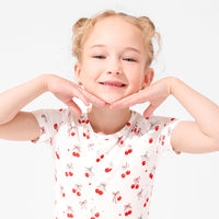 Cherry On Top Bamboo Kids Pajama Short Set