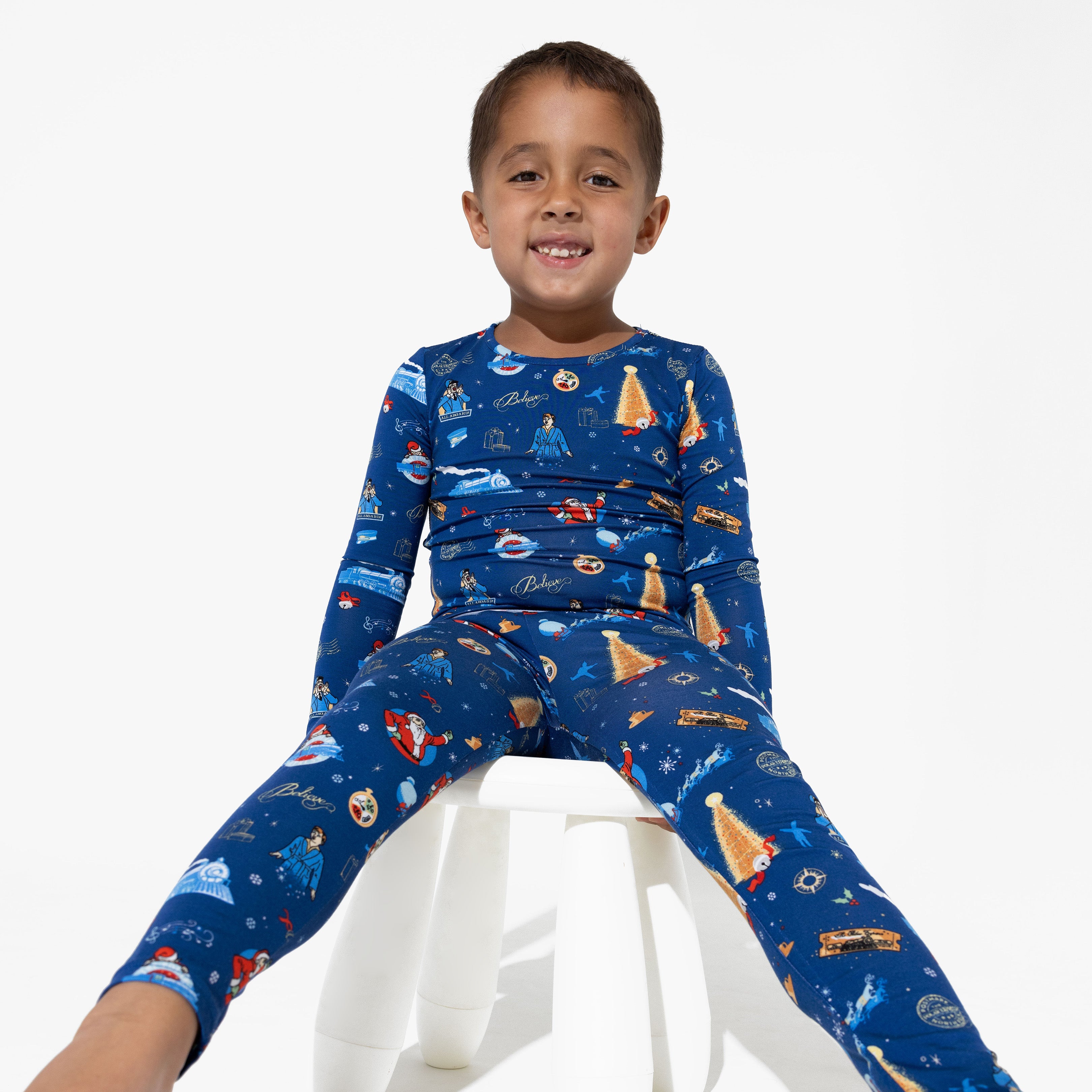 Magical The Polar Express Bamboo Kids Pajamas for Cozy Nights