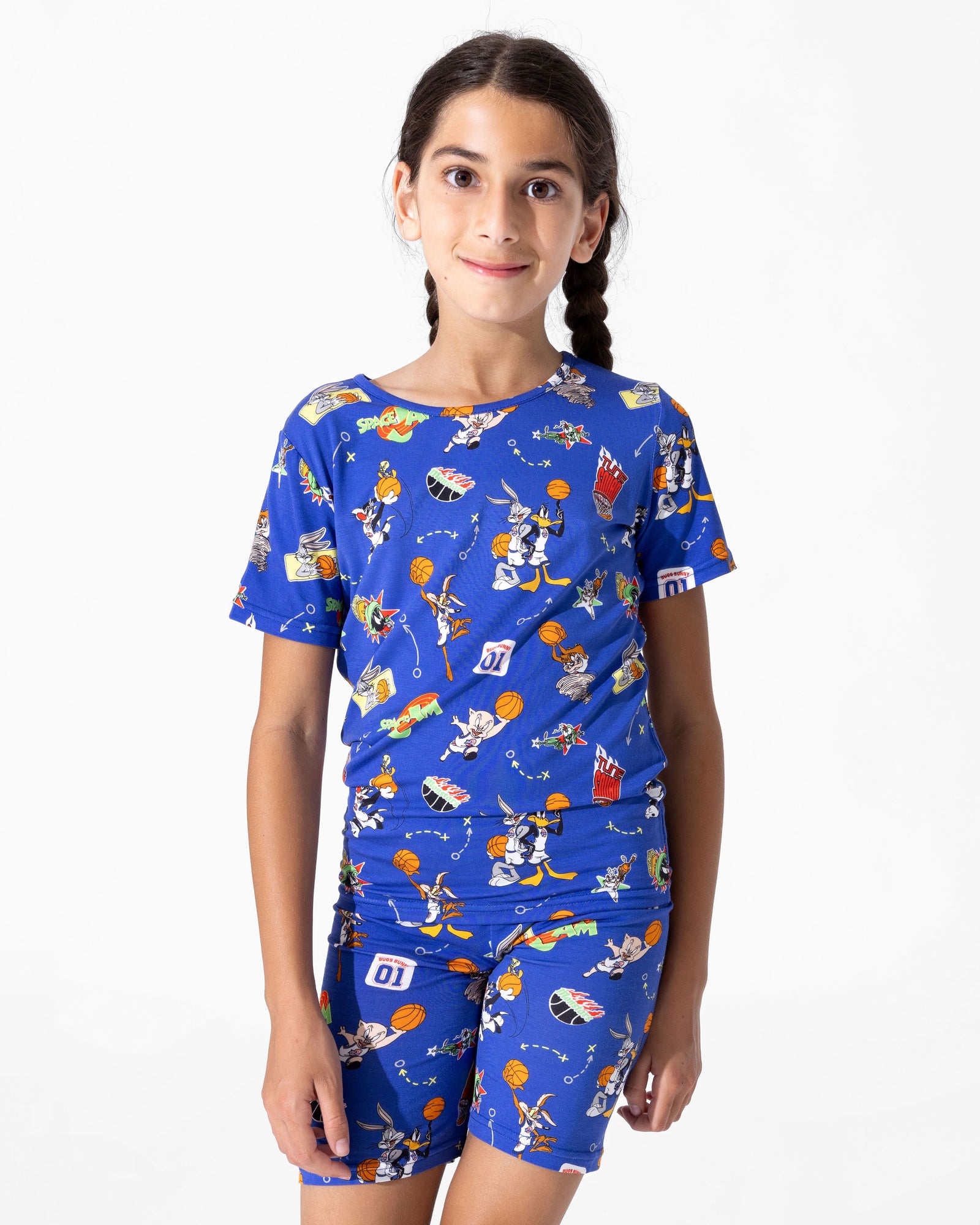 Space Jam Bamboo Kids Pajama Short Set