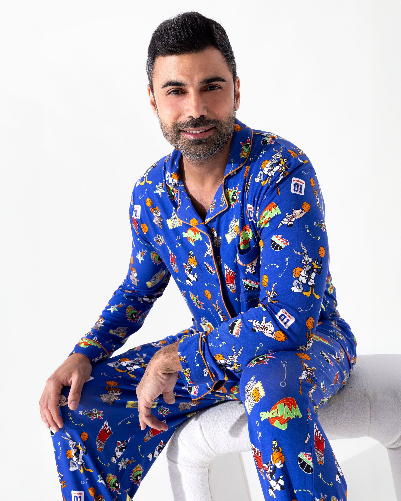 Space Jam Bamboo Men's Pajama Set