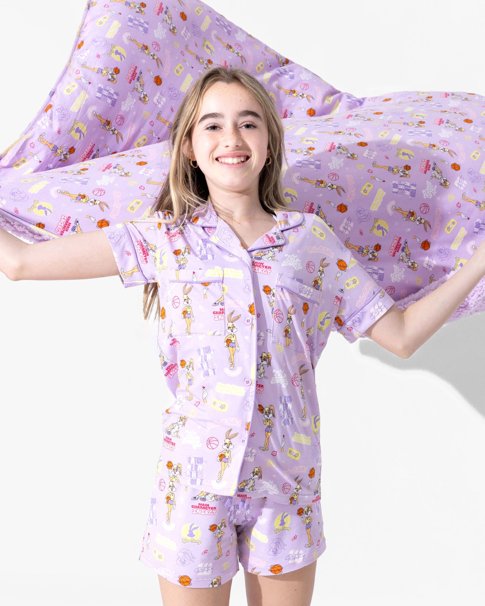 Lola Bunny Bamboo Sherpa Blanket