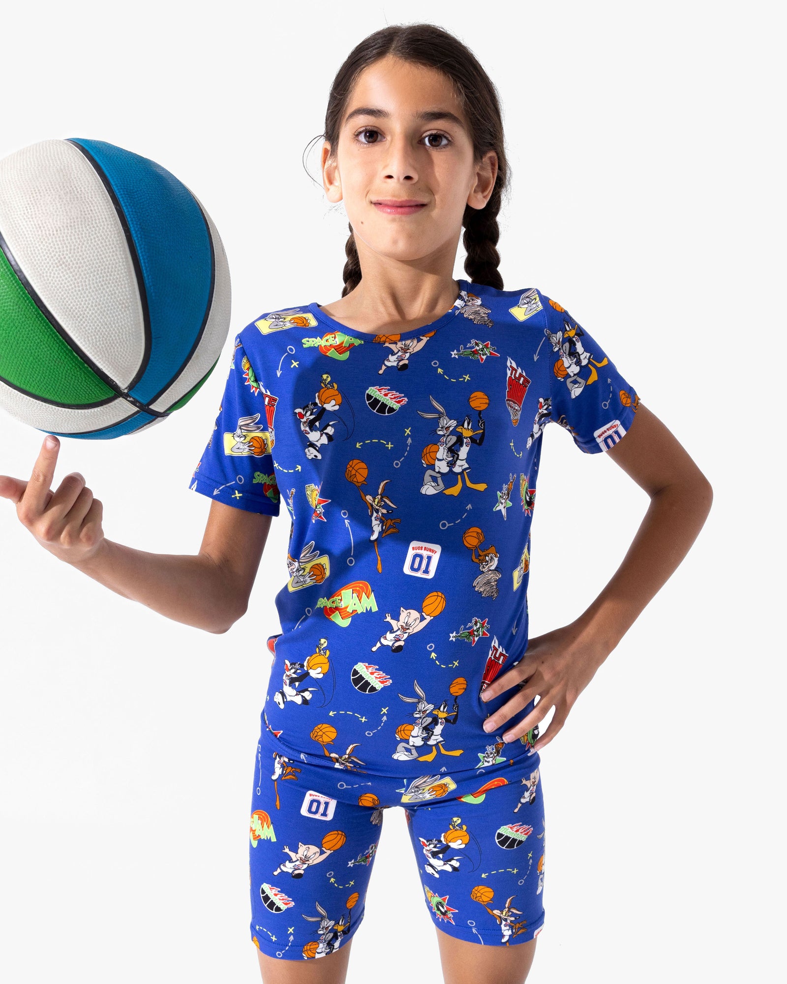 Space Jam Bamboo Kids Pajama Short Set