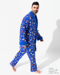 Space Jam Bamboo Adult Sherpa Bathrobe