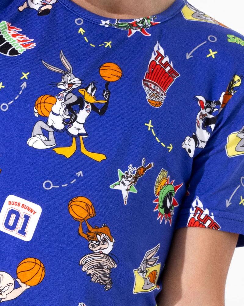Space Jam Bamboo Kids Pajama Short Set