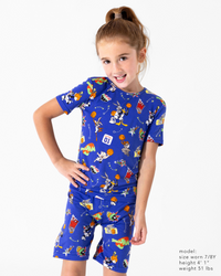 Space Jam Bamboo Kids Pajama Short Set