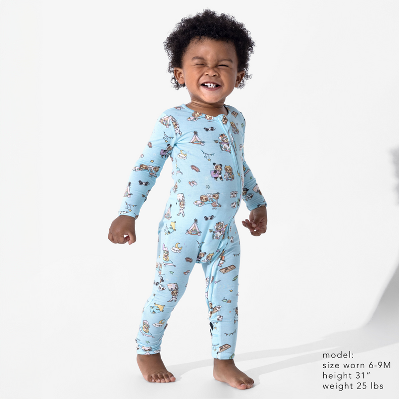 Sloth Pajama Party Bamboo Convertible Footie