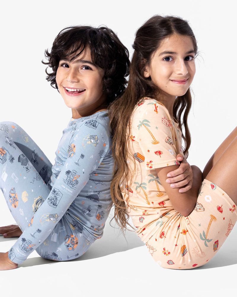 Minecraft: Summer Vibes Kids Pajama Short Set