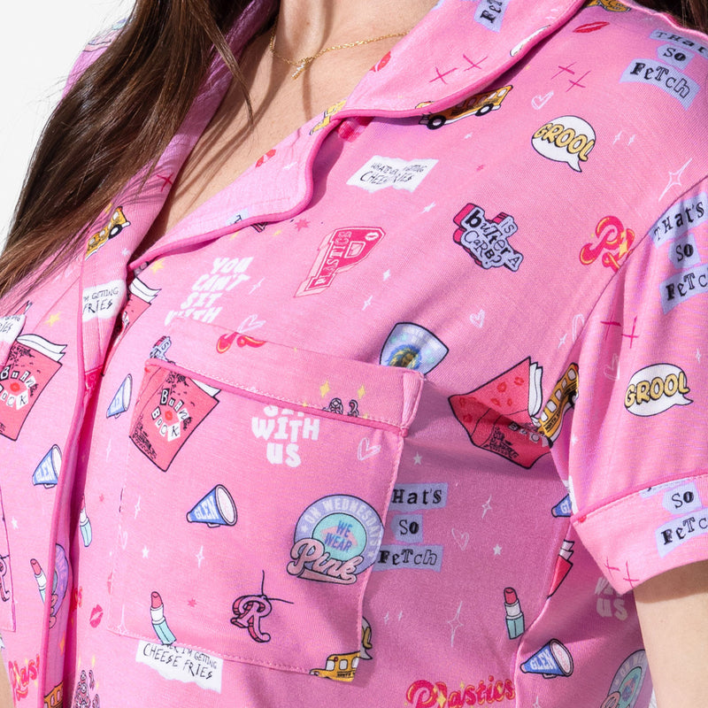 Mean Girls: So Fetch Bamboo Women's Pajama Short Set