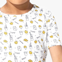 Milk & Cookies Original Bamboo Kids Pajama Short Set