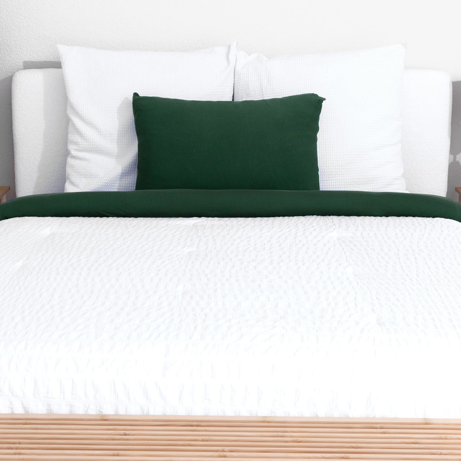 Pine Green Bamboo Bed Sheet Set