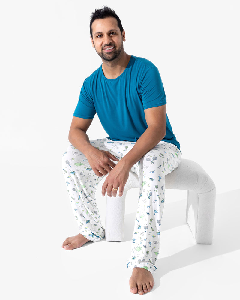 Tennis Bamboo Men's Pajama Set