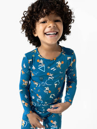 Basketball Pups Bamboo Kids Pajamas