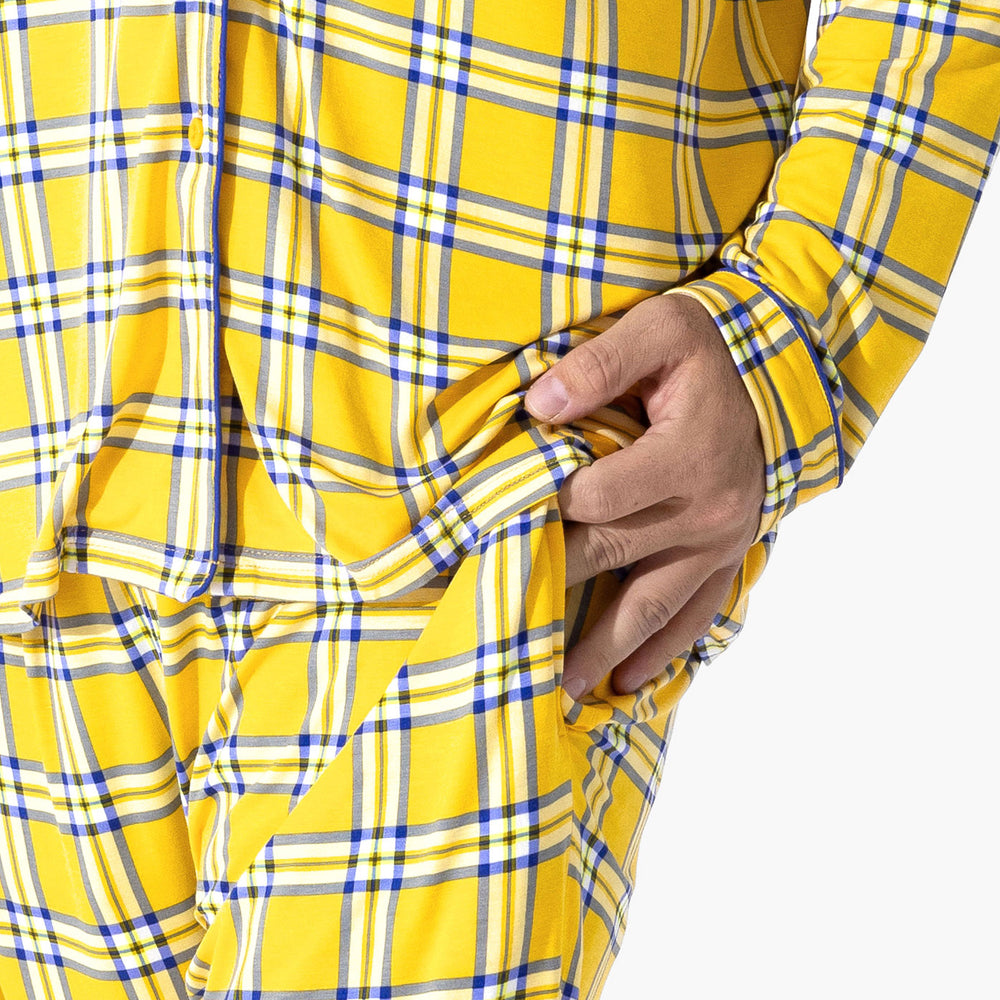 Clueless Total Betty Plaid Bamboo Men's Pajama Set